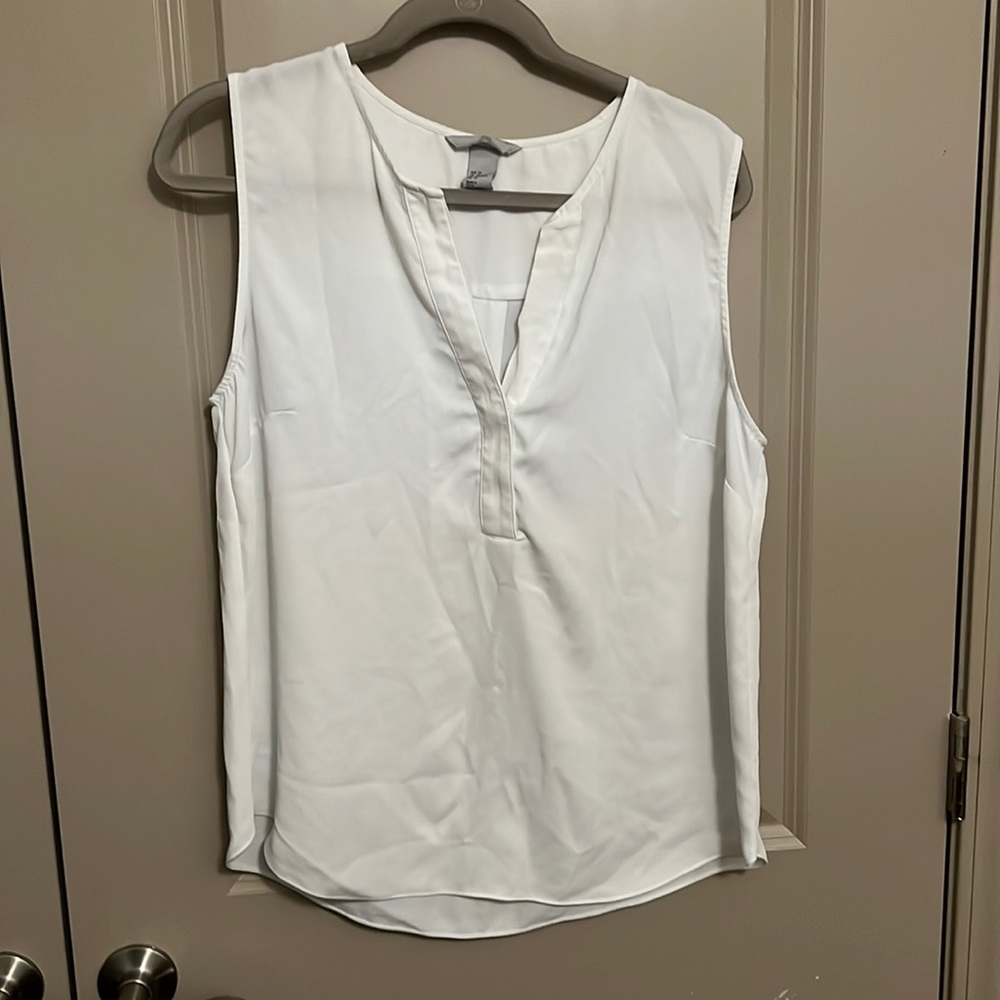 White business casual style tank from H&M size 12 great condition